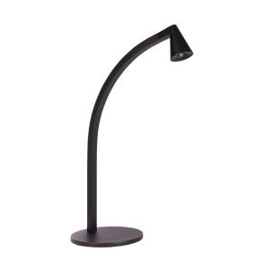 Lampe de table en métal doré, LED intégrée, dimmable