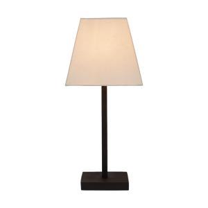 Lampe de table en métal en noir et hauteur rectangulaire 47…