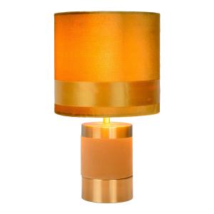 Lampe De Table  en métal jaune 32 cm