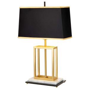 Lampe de table en métal laiton brossé H:72cm