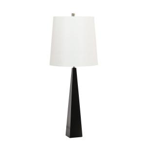 Lampe de table en métal  nickel poli H:79cm