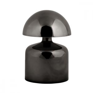 Lampe de table en métal noir irisé h15cm