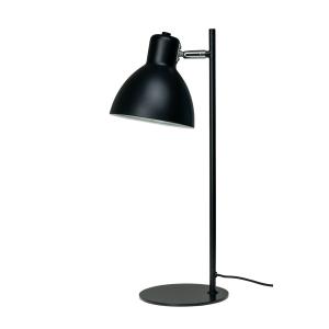 Lampe de table en métal noir mat, h 50 cm d 16 cm Skagen