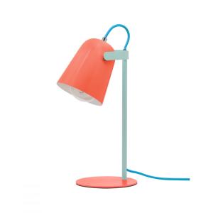 Lampe de table en métal orange H35cm