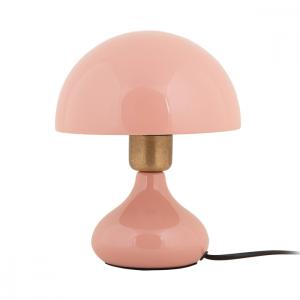 Lampe de table en métal rose H23cm