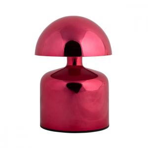 Lampe de table en métal rose irisé h15cm