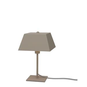 Lampe de table en métal sable, h. 31cm