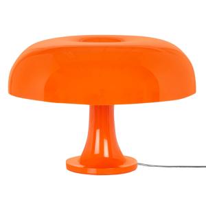 Lampe de table en résine orange