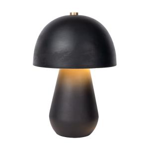 Lampe de table en terracotta noire