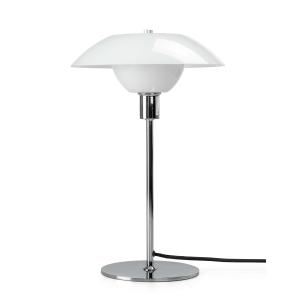 Lampe de Table en verre et métal chromé