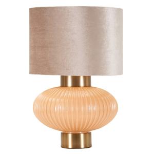 Lampe de table en verre nacré ø 33x49 cm