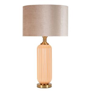 Lampe de table en verre nacré ø 35,5x64 cm
