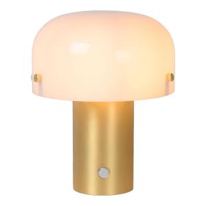 Lampe De Table  en verre or mat 21 cm