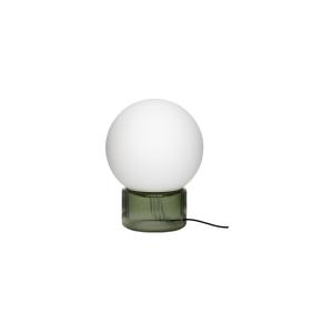 Lampe de table en verre vert