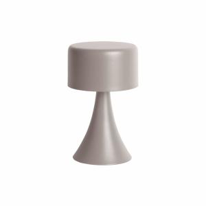 Lampe de Table fer gris 12.5x12.5x21cm