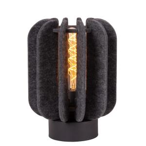 Lampe de table feutrine gris