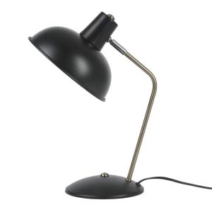 Lampe de table hood en métal noir