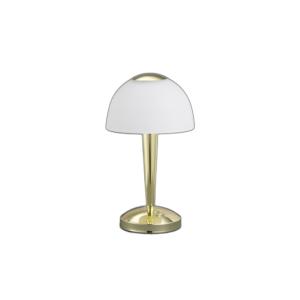 Lampe de table Led laiton et blanc