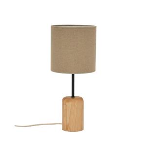 Lampe de table marron clair