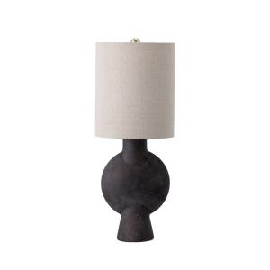 Lampe de table marron en terre cuite 20.5cm