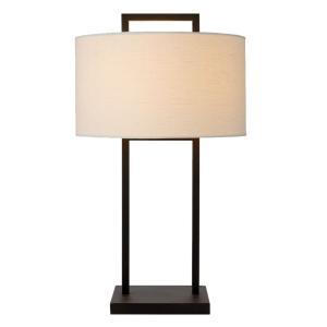 Lampe de table métal blanc  35x35 61