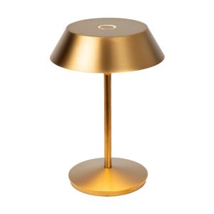 Lampe de table métal doré rechargeable