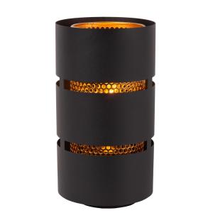 Lampe de table métal laiton noir