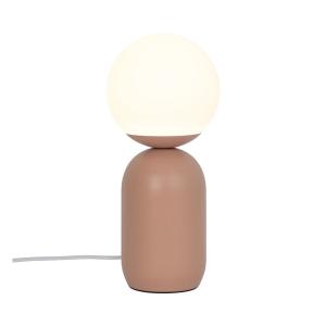 Lampe de table minimaliste en terre cuite avec sphère en ve…