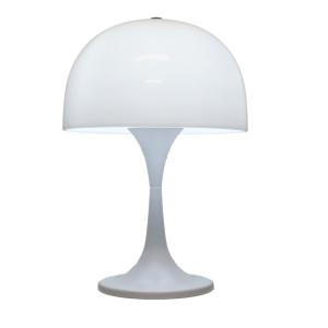 Lampe de table moderne 3 lumières G9, blanche 26x38cm