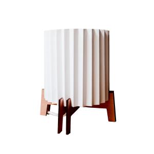 Lampe de table moderne en papier et bois pour intérieurs ch…