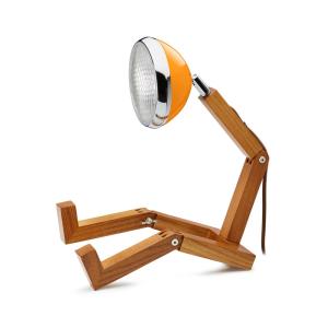 Lampe de table mr. Wattson en bois orange mc laren