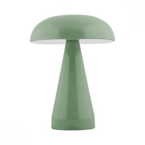 Lampe de table nomade led en métal vert h20cm