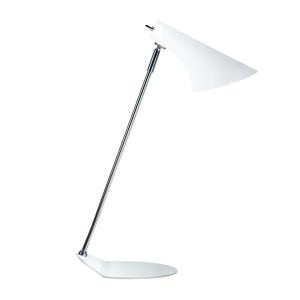 Lampe de table nordique en métal blanc avec interrupteur à…