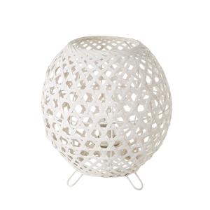 Lampe de table ronde en Bambou