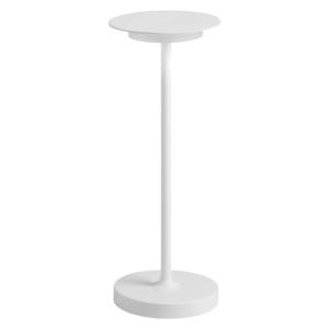 Lampe de table sans fil blanc mat