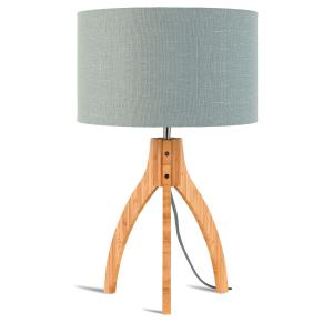 Lampe de Table textile gris Ø36cm
