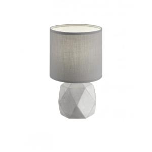 Lampe design en béton gris