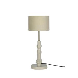 Lampe design en céramique beige