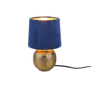 Lampe design en céramique bleu