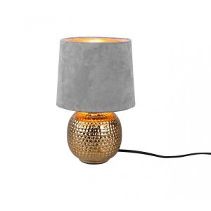 Lampe design en céramique gris