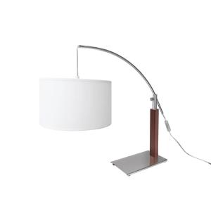 Lampe design en métal marron