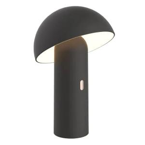 Lampe design en métal noir H23cm