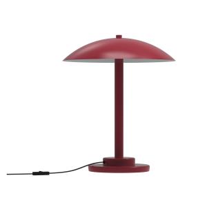 Lampe design en métal rouge