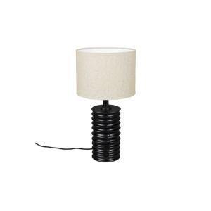 Lampe design en tissu noir