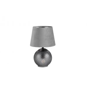 Lampe design en verre gris