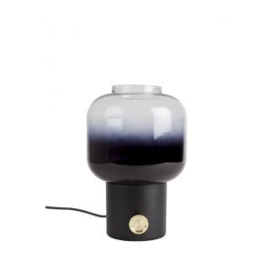 Lampe design en verre noir