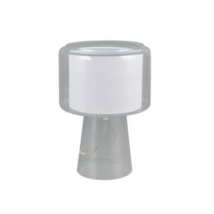 Lampe design en verre transparent