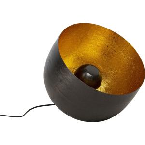 Lampe en acier gris anthracite et doré D35