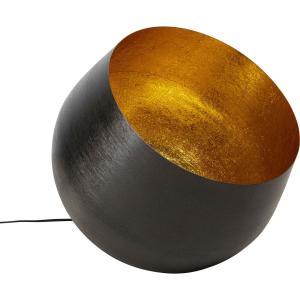 Lampe en acier gris anthracite et doré D50