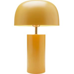 Lampe en acier jaune